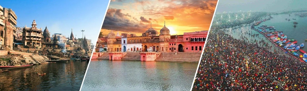 Prayagraj Ayodhya Varnasi